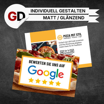 Produktbild Bewertungskarten Pizza - Johann