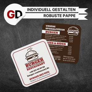 Produktbild Bierdeckel Burger - Alex