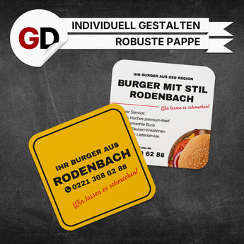 Produktbild Bierdeckel Burger - Bernd