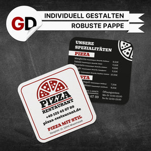 Produktbild Bierdeckel Pizza - Alex