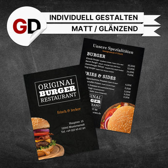 Produktbild Flyer DIN A6 Burger - Feodor
