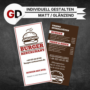 Produktbild Flyer DIN lang Burger - Alex