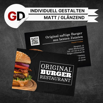 Produktbild Visitenkarten Burger - Feodor