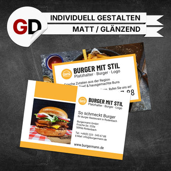 Produktbild Visitenkarten Burger - Johann