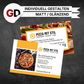 Produktbild Visitenkarten Pizza - Johann