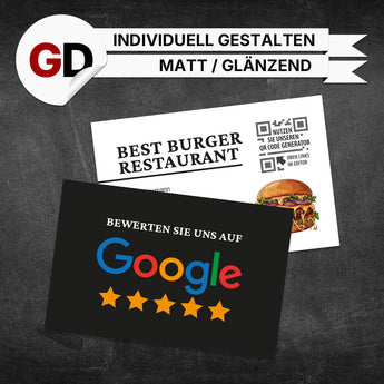 Produktbild Bewertungskarten Burger - Charlie