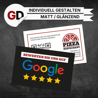 Produktbild Bewertungskarten Pizza - Alex