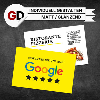 Produktbild Bewertungskarten Pizza - Charlie