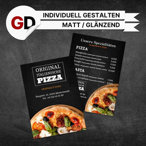 Produktbild Flyer DIN A6 Pizza - Feodor