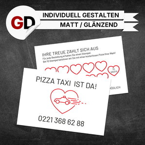 Stempelkarten Pizza - Lotti