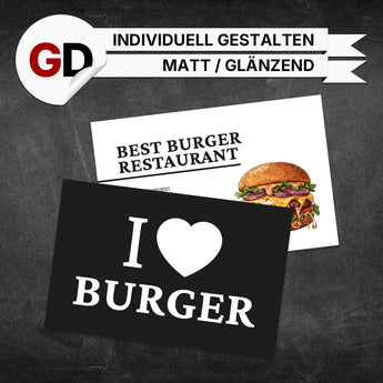 Produktbild Visitenkarten Burger - Charlie