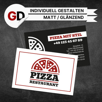 Produktbild Visitenkarten Pizza - Alex