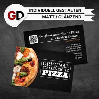 Produktbild Visitenkarten Pizza - Feodor